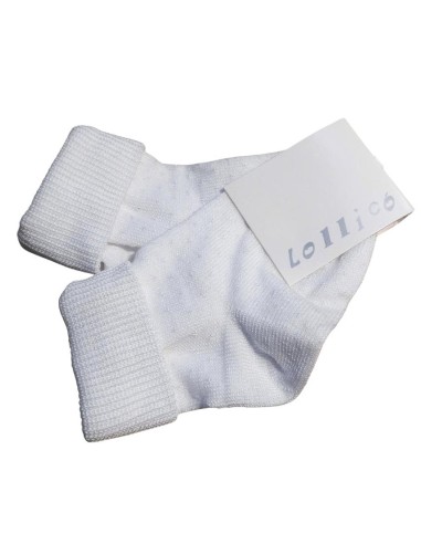 Calze Lollicò bambino in viscosa bianca.  - Vendita Moda sportiva