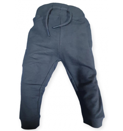 Pantaloni bambino in cotone dark blu.