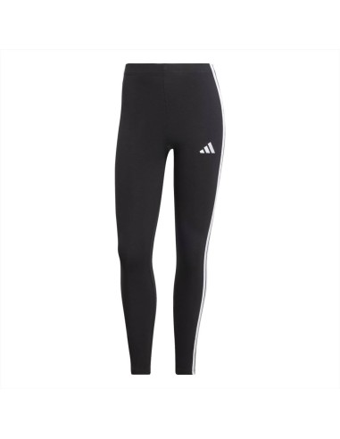 Leggings 3 strisce adidas, donna cotone nero  - Vendita Moda sportiva