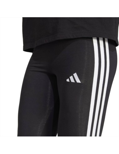 Leggings 3 strisce adidas, donna cotone nero  - Vendita Moda sportiva 2