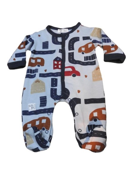 Tutina babybol, bambini in cotone con stampa di macchinine*  - Vendita