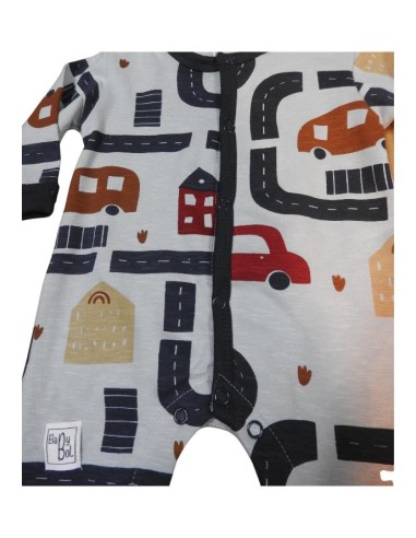 Tutina babybol, bambini in cotone con stampa di macchinine*  - Vendita 2