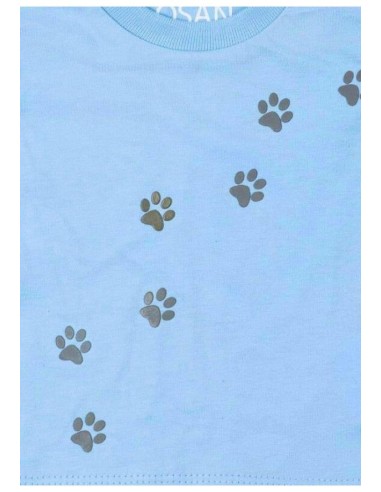 Completo estivo bimbo cotone organico – T-shirt gattini E salopette co 2
