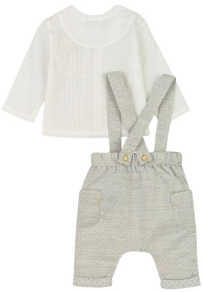 Completino Losan in Cotone Estivo, Dolce Eleganza per Neonato*  - Vend