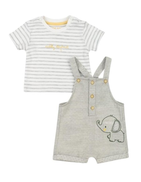 Completo T-shirt + salopette, Losan Neonato Estivo in Cotone.  - Vendi
