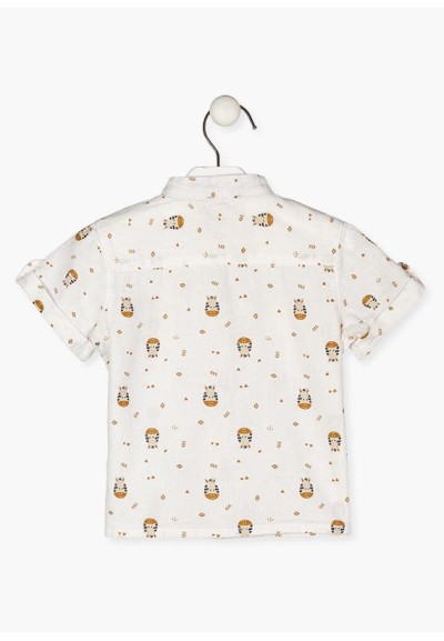 Camicia lino stampa zebra*  - Vendita Moda sportiva