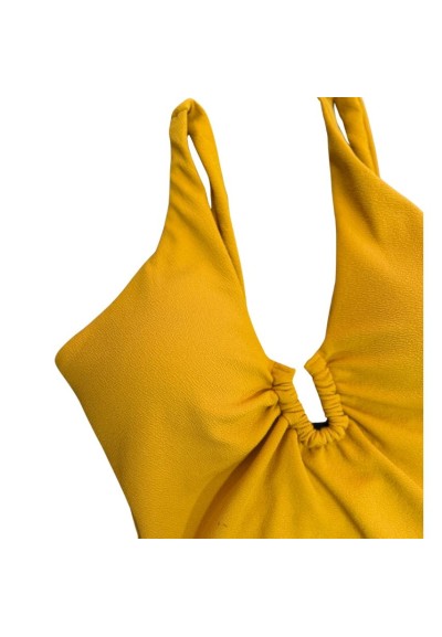 Costume intero donna, color senape Losan.