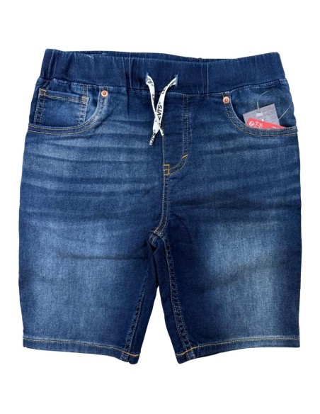 Bermuda Levi's skinny in jeans blu fantasia per ragazzi – Stile modern