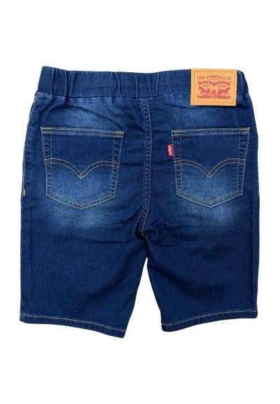 Bermuda Levi's skinny in jeans blu fantasia per ragazzi – Stile modern