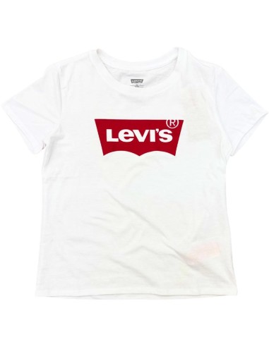 Maglietta Levi's Unisex Ragazzi Bianca | T-Shirt Iconica a Manica Cort