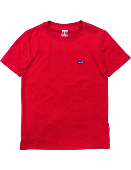 Maglietta Levi's Unisex Bambini Rossa con Logo – Manica Corta  - Vendi