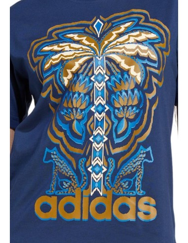 T-Shirt adidas Farm GFX Tee, donna color blu  - Vendita Moda sportiva 2