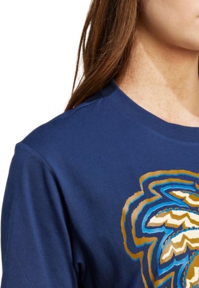 T-Shirt adidas Farm GFX Tee, donna color blu  - Vendita Moda sportiva