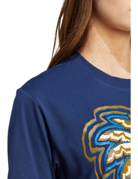 T-Shirt adidas Farm GFX Tee, donna color blu  - Vendita Moda sportiva