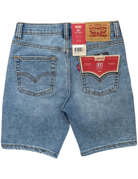 Pantaloncini Levi’s 511 ragazzo in Denim Chiaro – Casual Estivo alla M