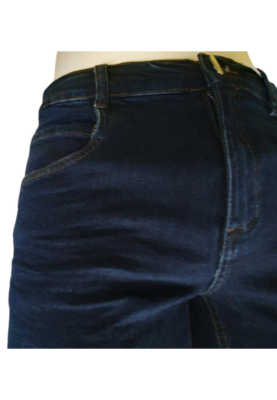 Bermuda denim blu scuro 5 tasche.  - Vendita Moda sportiva