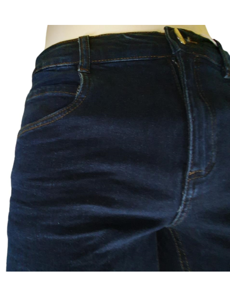 Bermuda denim blu scuro 5 tasche.  - Vendita Moda sportiva