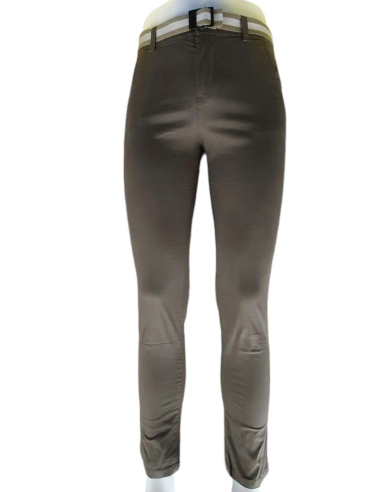 Pantalone lungo twill color brown,  - Vendita Moda sportiva