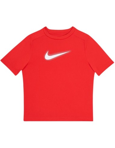 T-shirt Nike rossa ragazzi unisex – tecnica, estiva, asciugatura rapid
