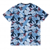 T-Shirt blu foglie