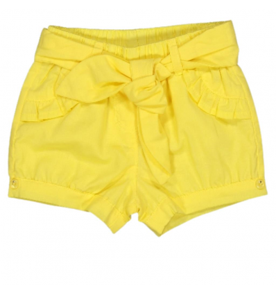 Pantaloncini gialli neonata