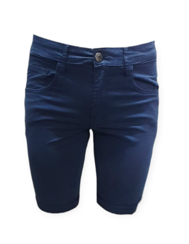 Bermuda uomo tinta unita blu