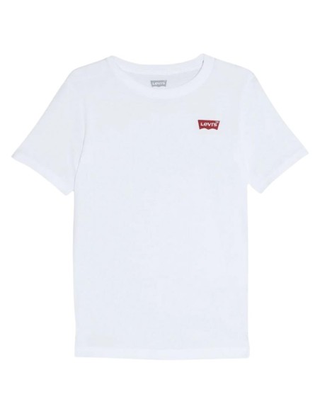 T-shirt iconica Levi's in cotone bianco per giovani trendsetter  - Ven
