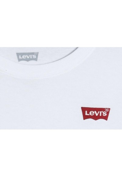 T-shirt iconica Levi's in cotone bianco per giovani trendsetter  - Ven