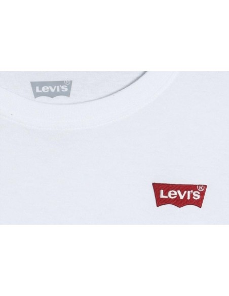 T-shirt iconica Levi's in cotone bianco per giovani trendsetter  - Ven