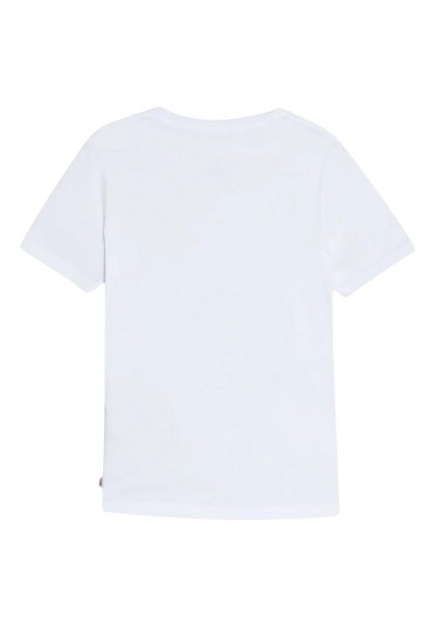T-shirt iconica Levi's in cotone bianco per giovani trendsetter  - Ven