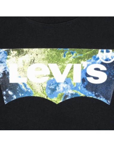 Levi’s Ragazzi  T-Shirt Cotone Nero con Logo Iconico  - Vendita Moda s 2