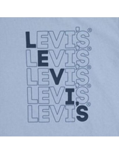 T-shirt casual Levi’s junior in cotone azzurro - stile giovane e moder 2