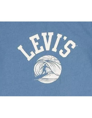 T-shirt azzurra Levi’s da ragazzo con stampa surf – stile casual estat 2