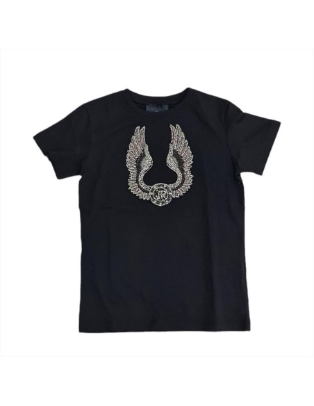 T-Shirt ragazzi Finkley Nera Richmond  - Vendita Moda sportiva