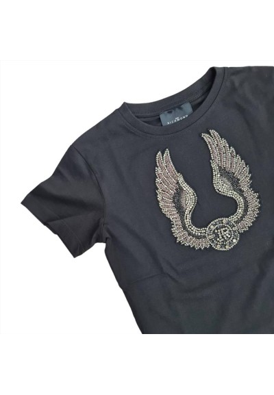 T-Shirt ragazzi Finkley Nera Richmond  - Vendita Moda sportiva