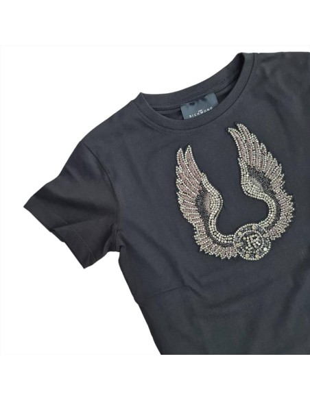 T-Shirt ragazzi Finkley Nera Richmond  - Vendita Moda sportiva