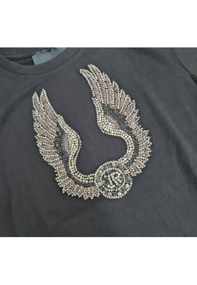 T-Shirt ragazzi Finkley Nera Richmond  - Vendita Moda sportiva