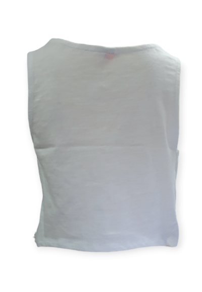 Canotta ragazza bianca.  - Vendita Moda sportiva