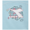 T-Shirt Diadora ss puzzles celeste