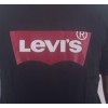 T-shirt nera manica corta con logo LEVI'S