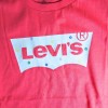 T-Shirt rosa levi's ragazza logo fiori