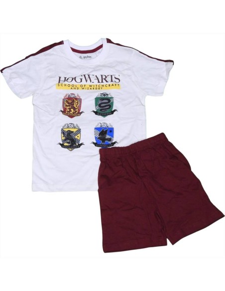 Completo Magico Bambino Hogwarts: T-Shirt Bianca 'Hogwarts' e Pantalon