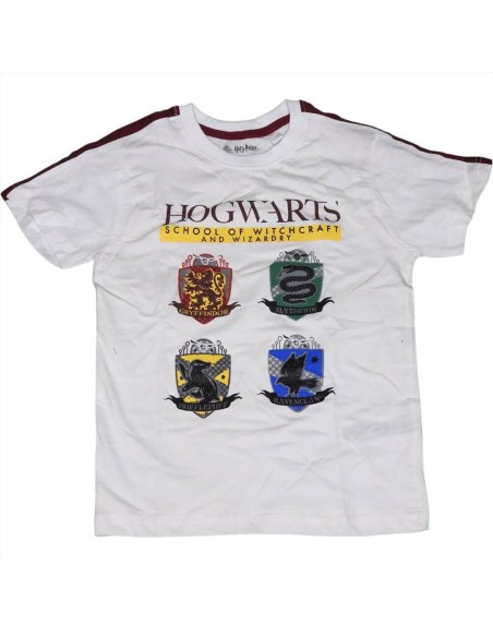 Completo Magico Bambino Hogwarts: T-Shirt Bianca 'Hogwarts' e Pantalon