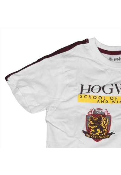 Completo Magico Bambino Hogwarts: T-Shirt Bianca 'Hogwarts' e Pantalon