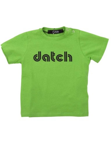 T-shirt Datch Verde Lime per Neonato Moda Baby Estiva con Stile  - Ven