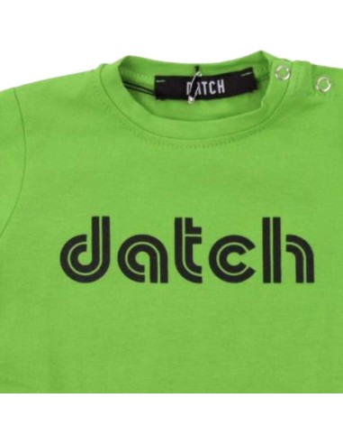 T-shirt Datch Verde Lime per Neonato Moda Baby Estiva con Stile  - Ven 2