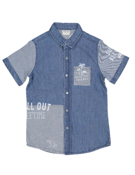 Camicia in jeans ragazzo  - Vendita Moda sportiva