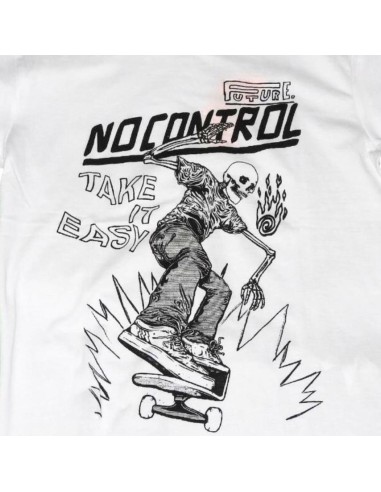 T-shirt bianca per bambino e ragazzo con stampa nera  - Vendita Moda s 2