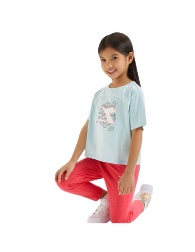 T-Shirt Diadora ss puzzles celeste  - Vendita Moda sportiva 2