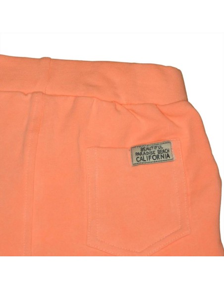 Pantaloncini Estivi Bambino in Cotone Corallo  - Vendita Moda sportiva Pantaloncini Estivi Bambino in Cotone Corallo  - Vendita Moda sportiva